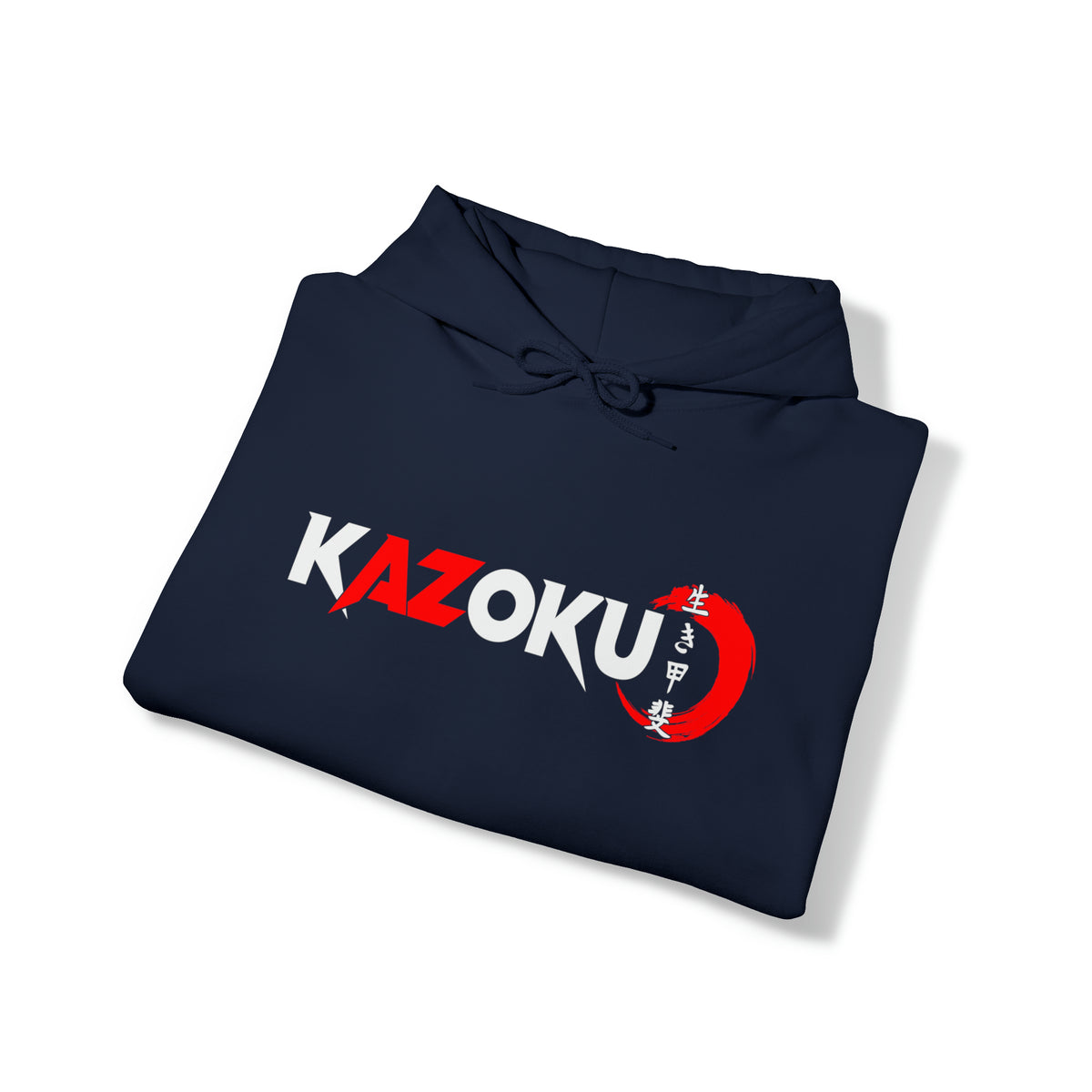 KAZOKU Hoodie Red - Design 1