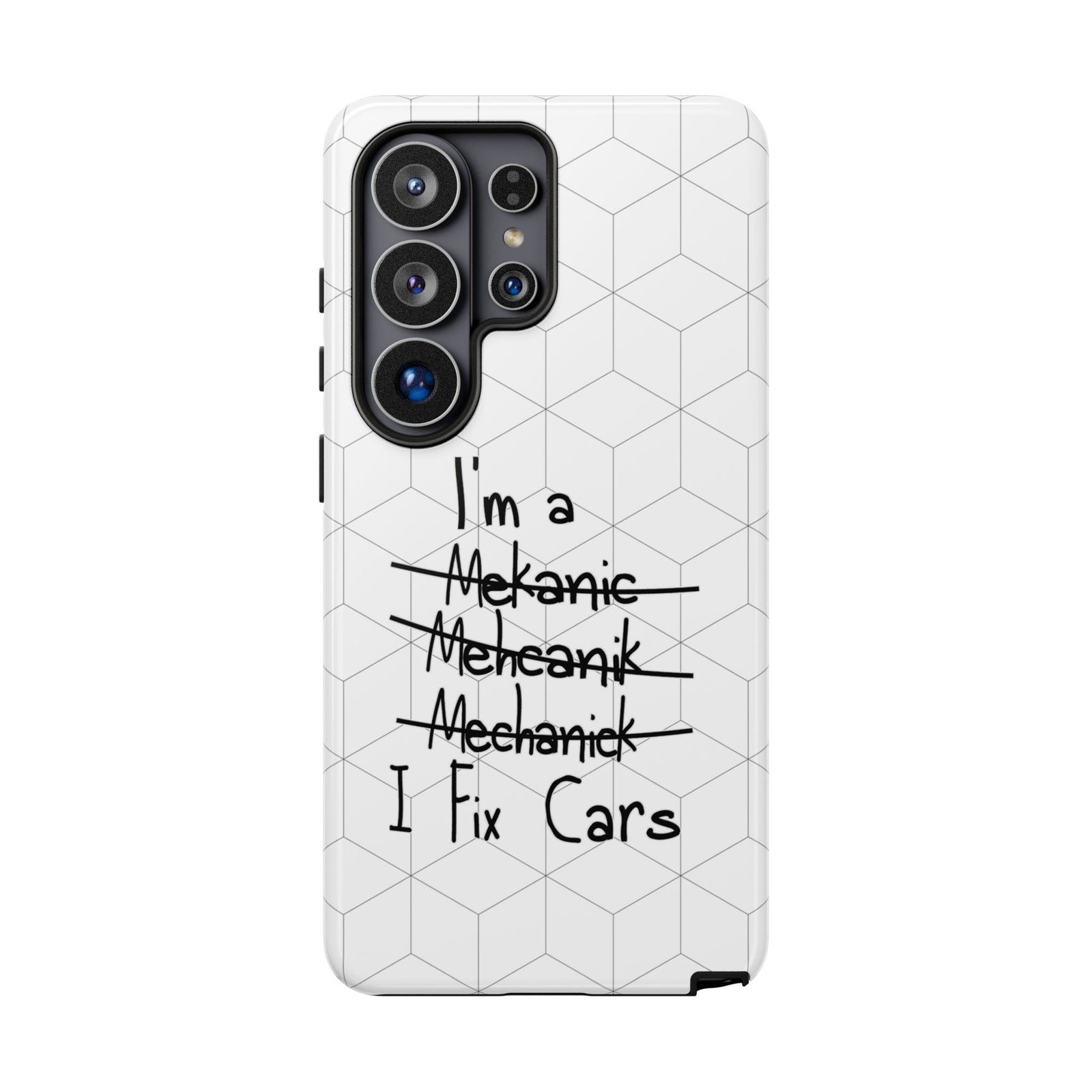 Mechanic I Fix Cars Funny Tough Phone Case | Car Guy Gift