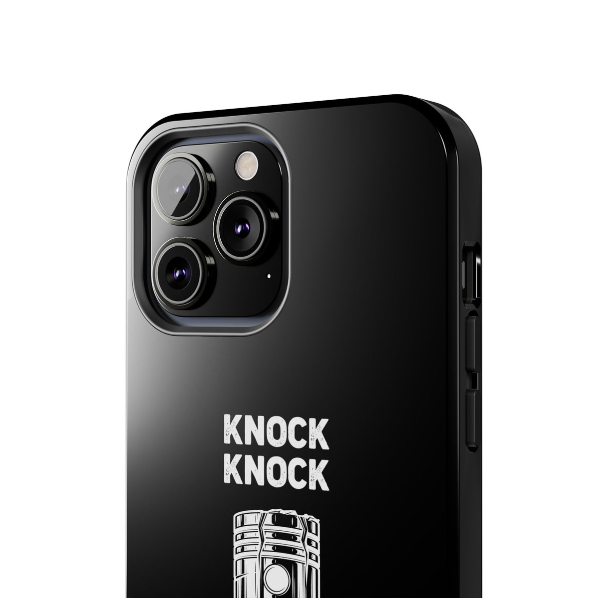 Knock Knock Broken Piston Phone Case | Funny Mechanic Car Guy Gift