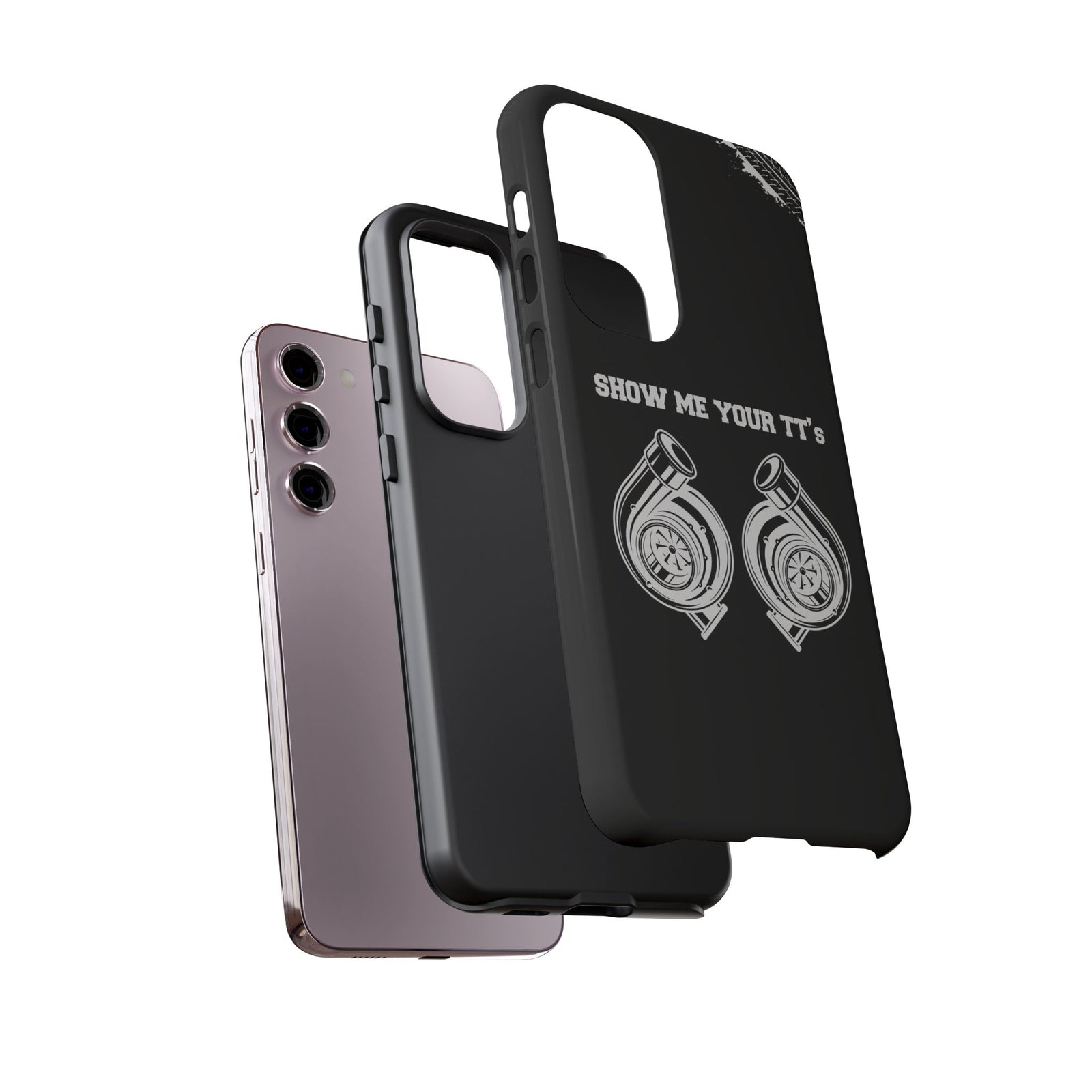 Show Me Your TTs Twin Turbo Tough Phone Case | Funny Car Guy Gift