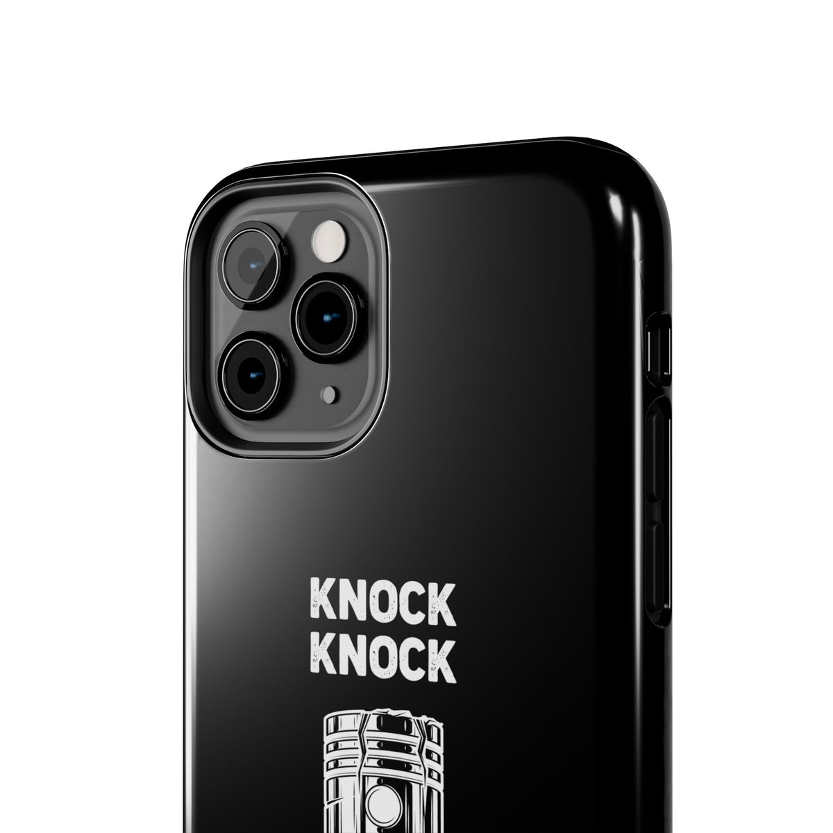 Knock Knock Broken Piston Phone Case | Funny Mechanic Car Guy Gift