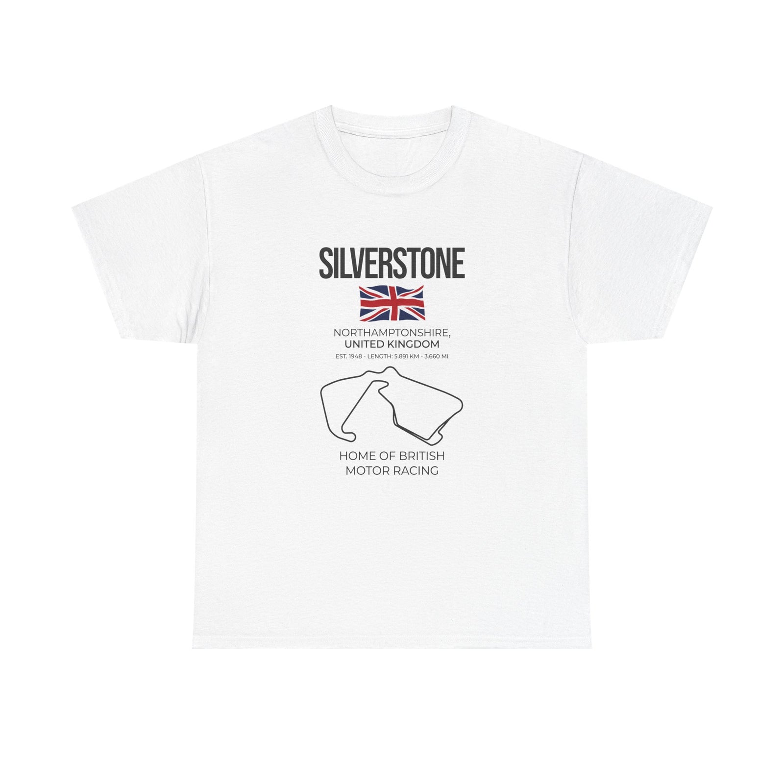 Silverstone Race Track T-Shirt t-shirt - funny car enthusiast gift