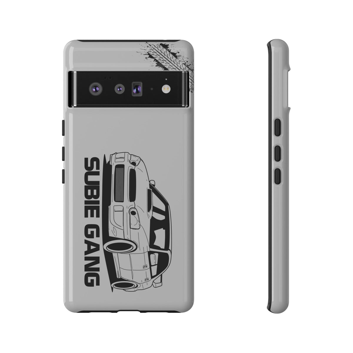 JDM Gang Tough Phone Case - Google Pixel 6 Pro, glossy, front and side view