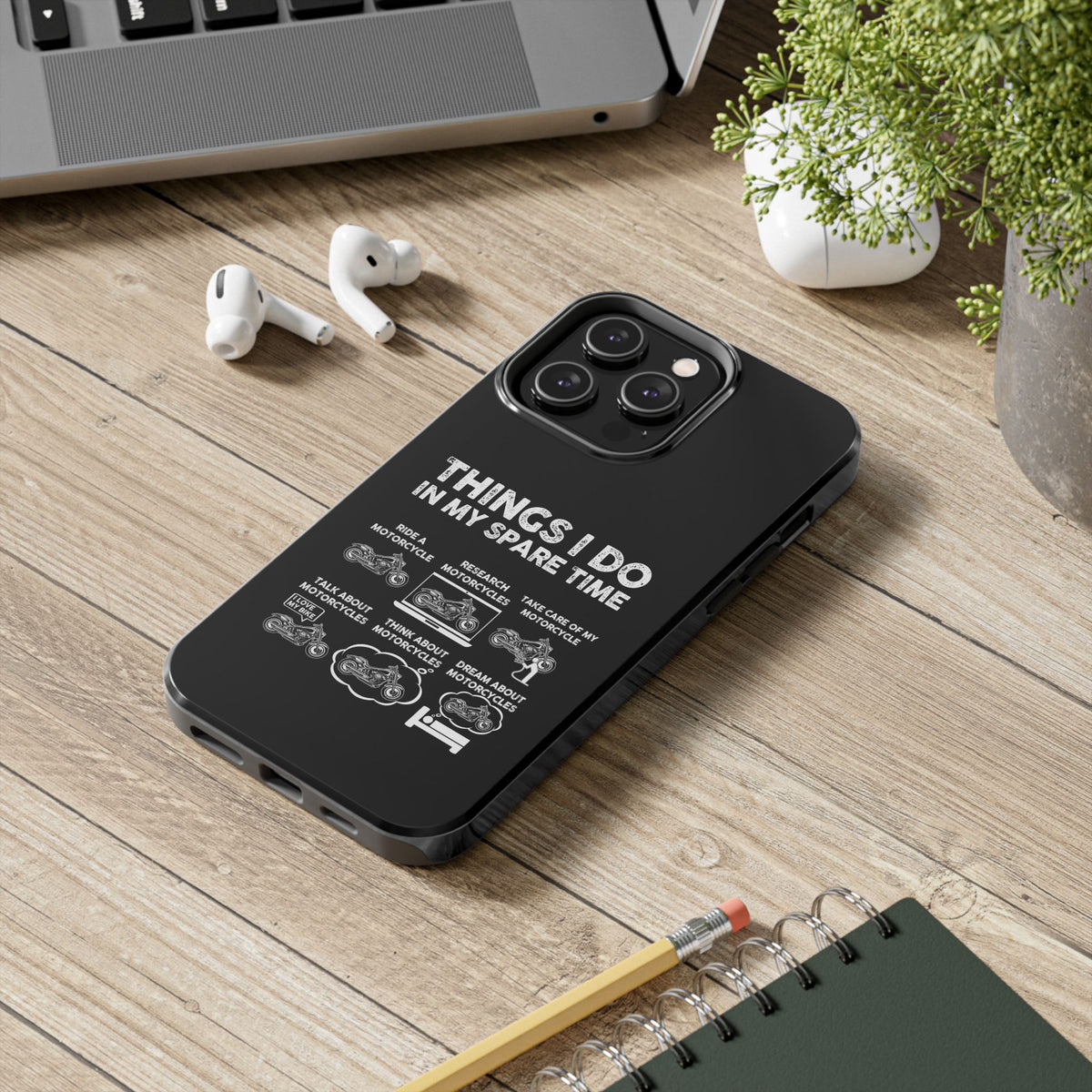 Things I Do in My Spare Time Motorcycle Phone Case | Biker Gift