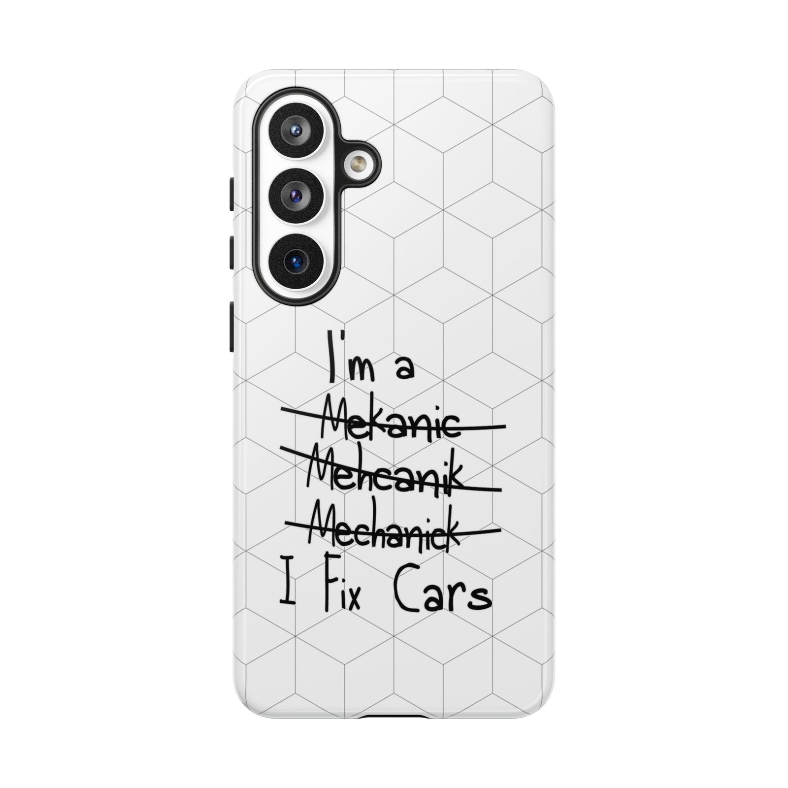 Mechanic I Fix Cars Funny Tough Phone Case | Car Guy Gift