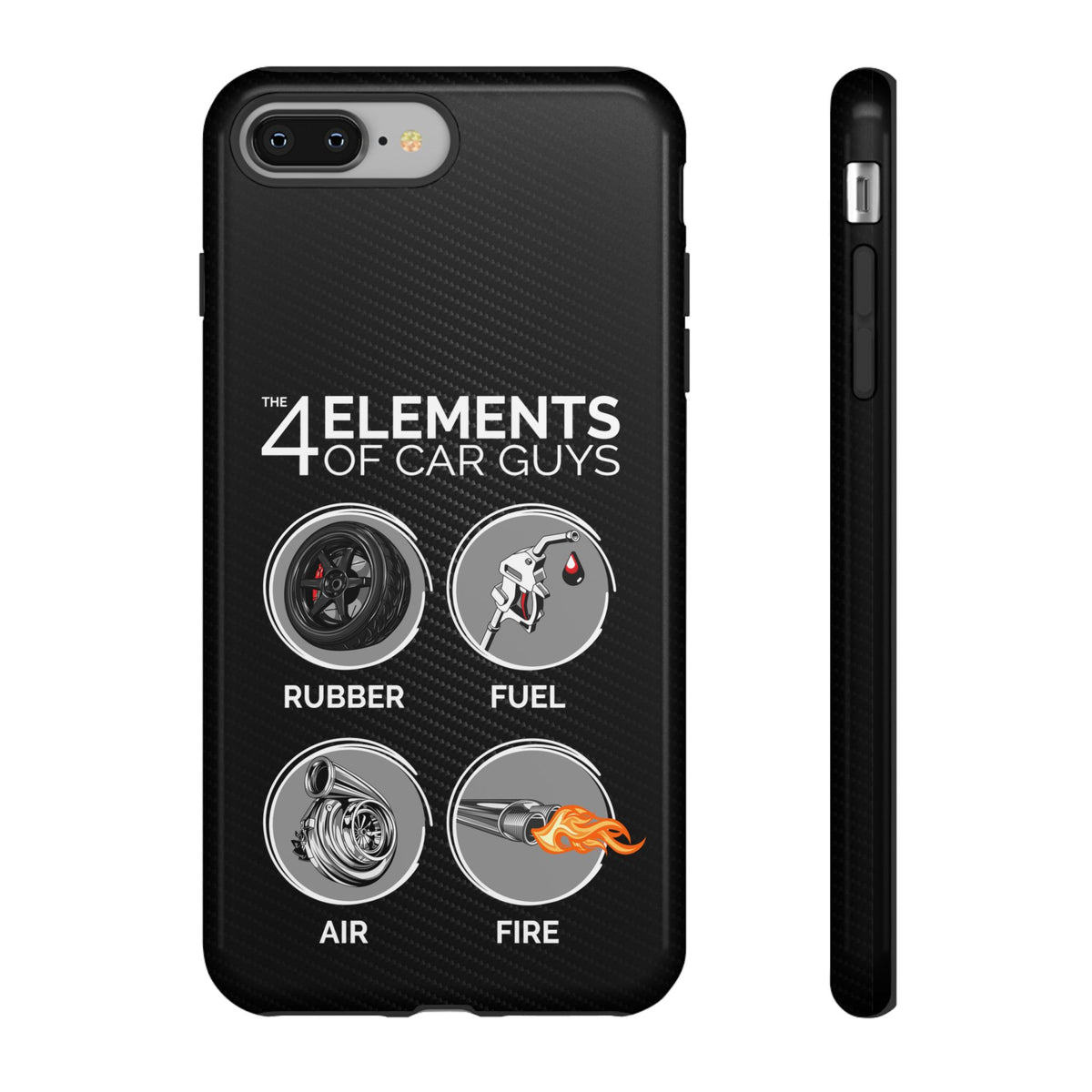 The 4 Elements of Car Guys Tough Phone Case | Funny Car Lover Gift