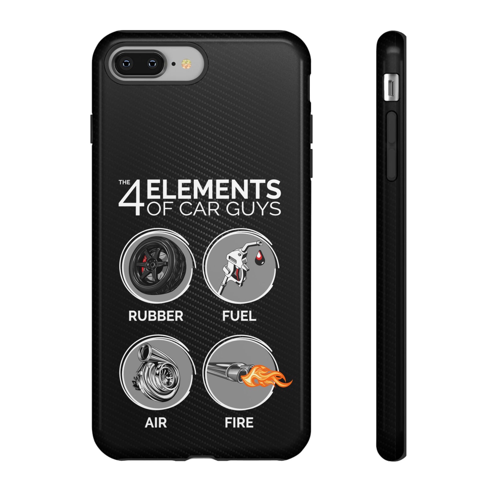 The 4 Elements of Car Guys Tough Phone Case | Funny Car Lover Gift