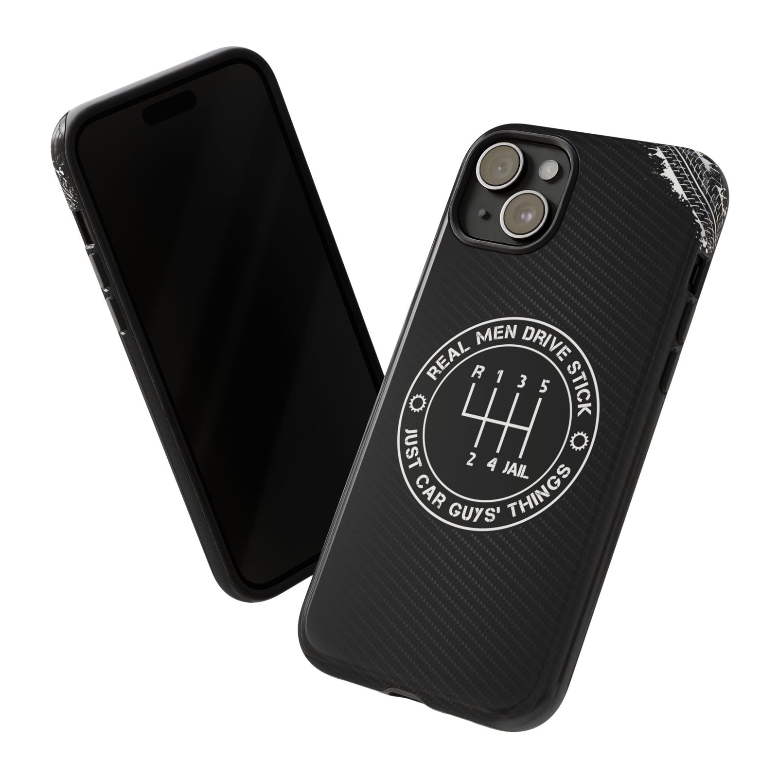 Real Men Drive Stick Manual Transmission Tough Phone Case | Car Guy Gift