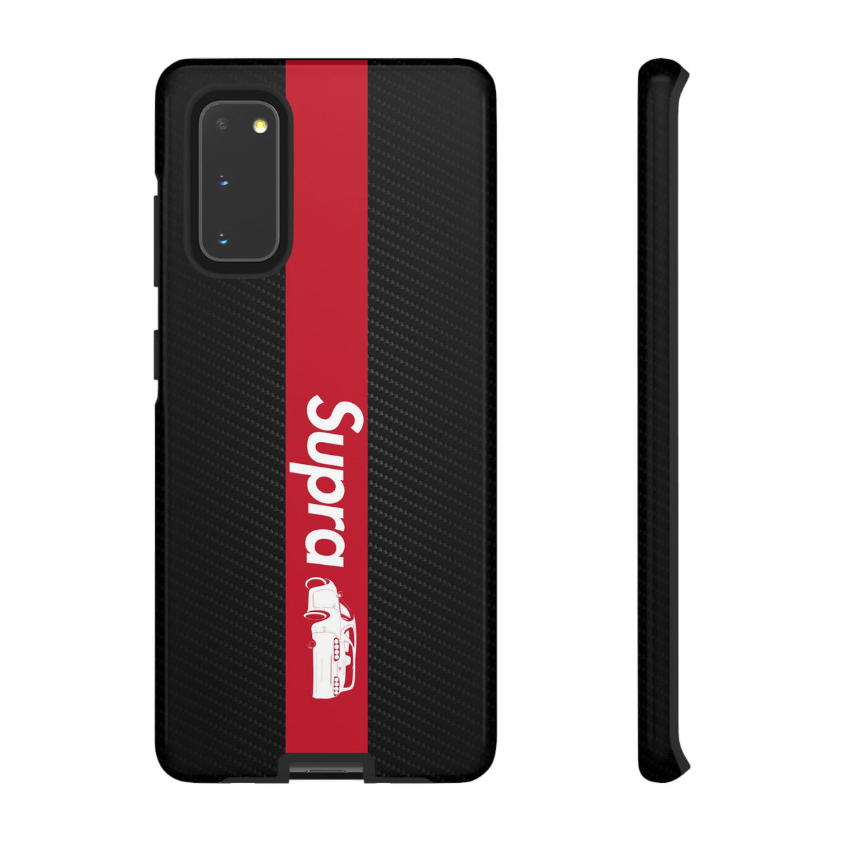 JDM Style Design Tough Phone Case - Samsung Galaxy S20, glossy, front and side view