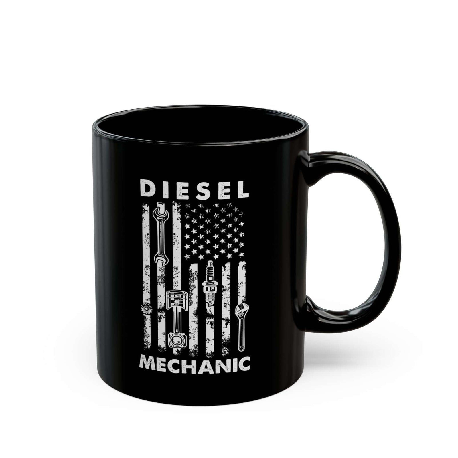 Funny diesel mechanic mug - car enthusiast coffee gift