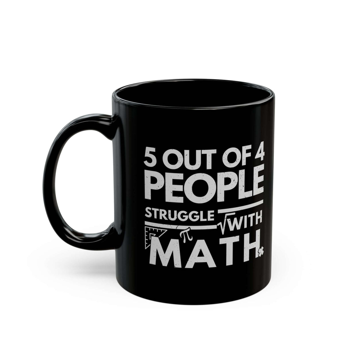 5 Out of 4 People Struggle With Math Coffee Mug mug - car enthusiast gift
