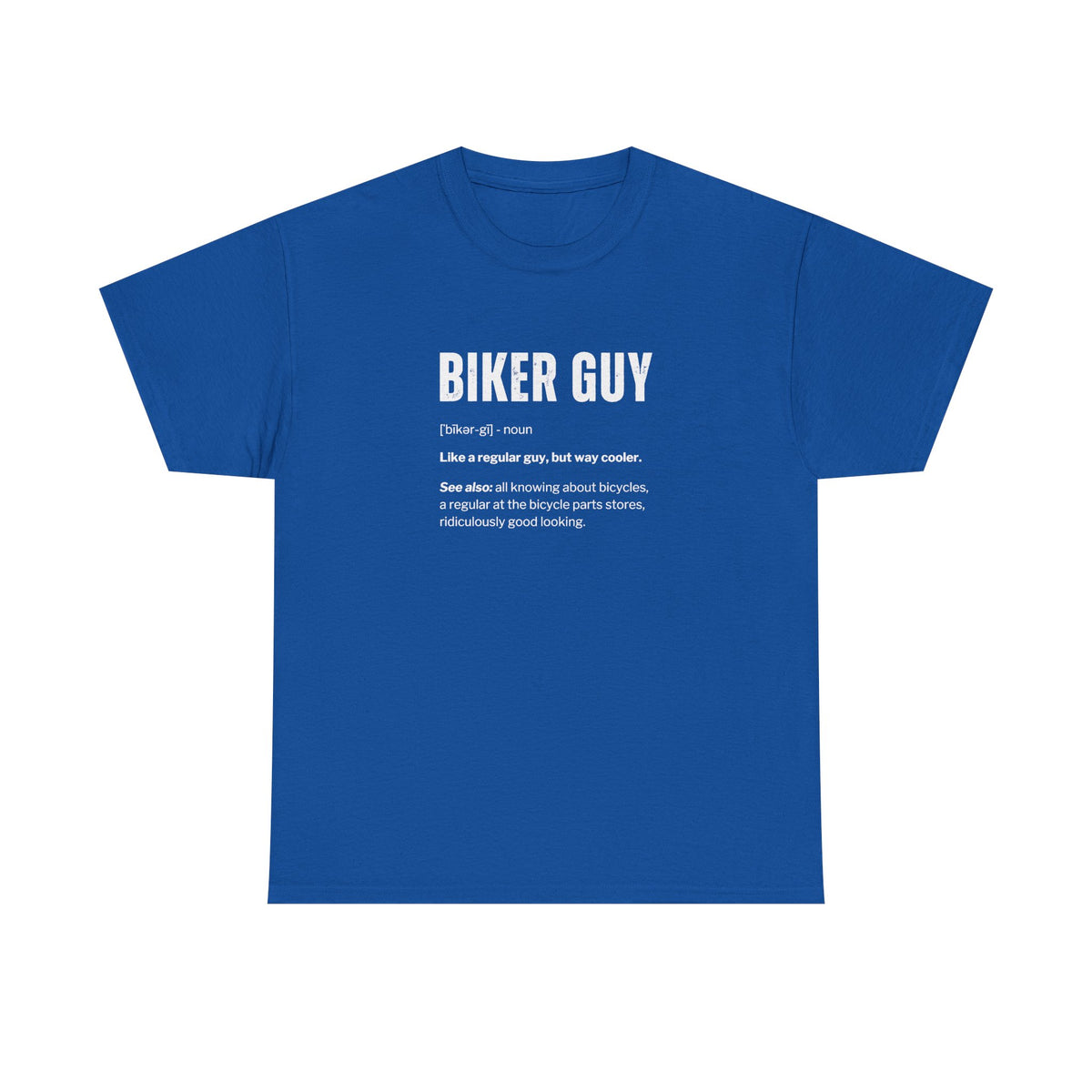 Cyclist Definition Funny T-Shirt - Navy