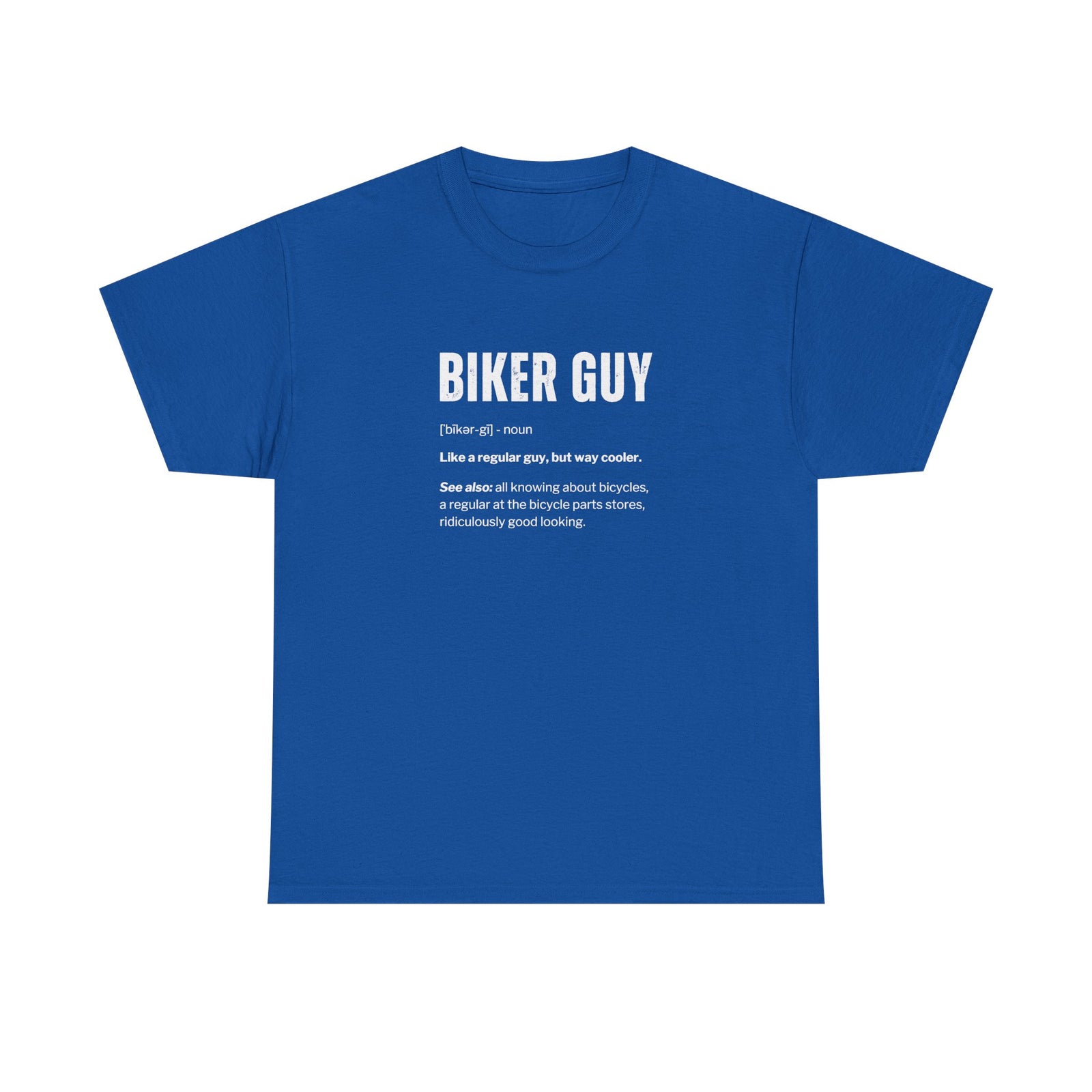 Cyclist Definition Funny T-Shirt - Navy