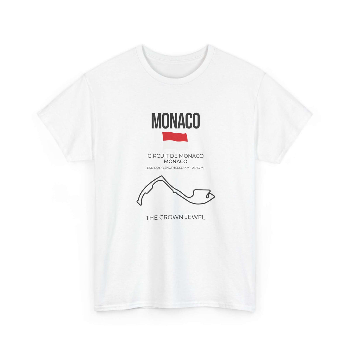 Monaco Race Track T-Shirt | Circuit de Monaco Grand Prix Motorsport Tee