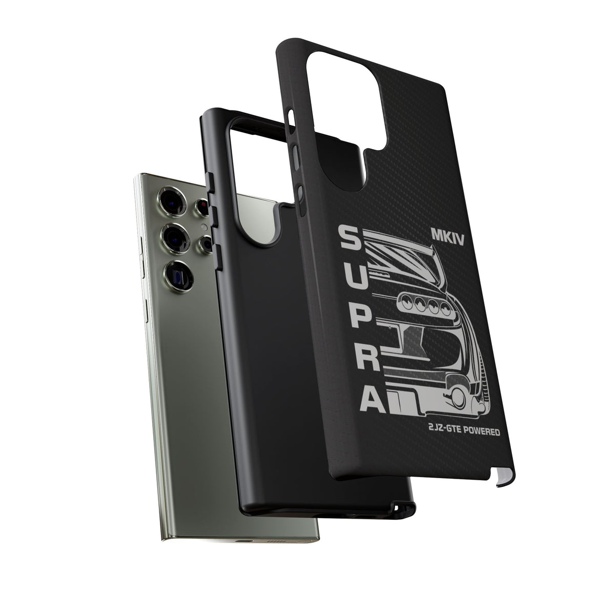 JDM Back View Tough Phone Case - Samsung Galaxy S23 Ultra, glossy, dual-layer protection