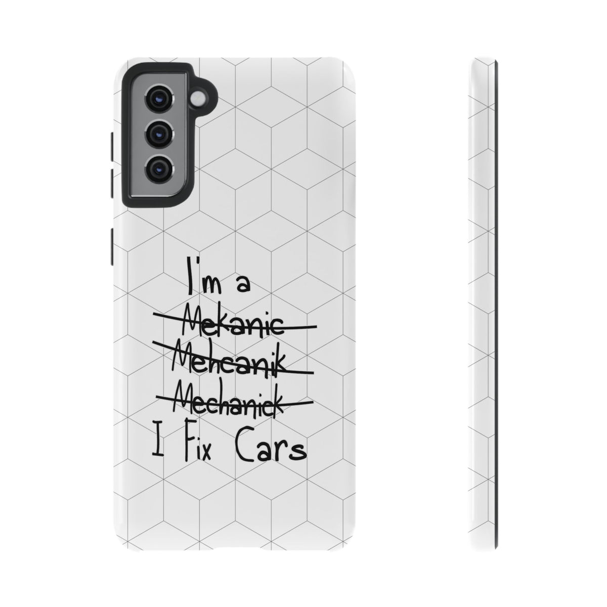 Mechanic I Fix Cars Funny Tough Phone Case | Car Guy Gift