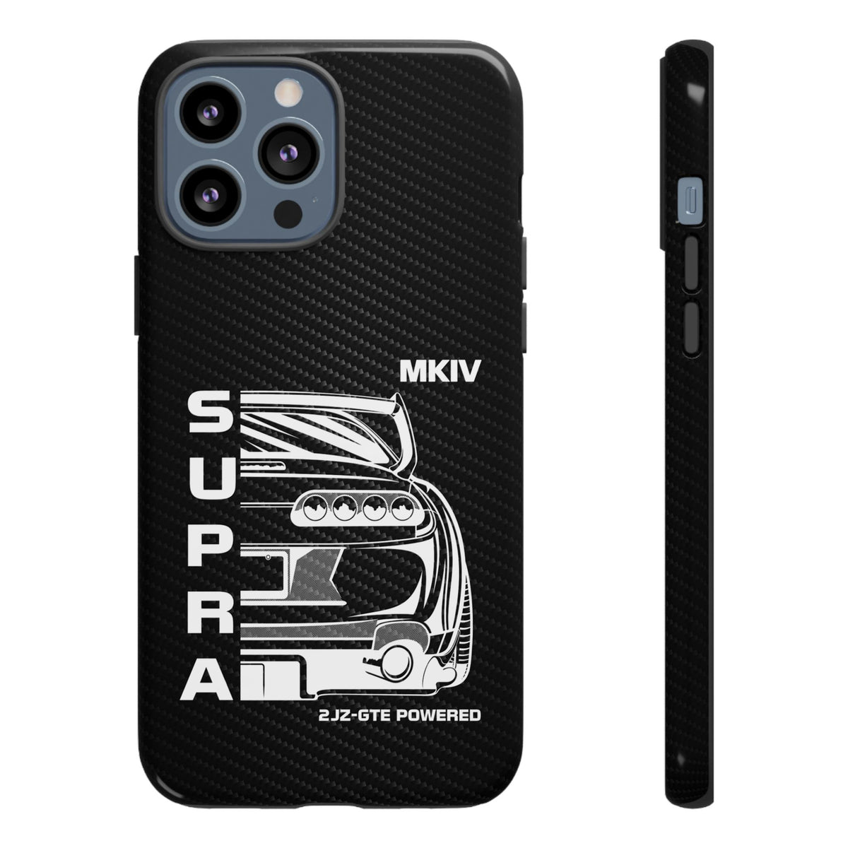 JDM Back View Tough Phone Case - iPhone 13 Pro Max, glossy, front and side view