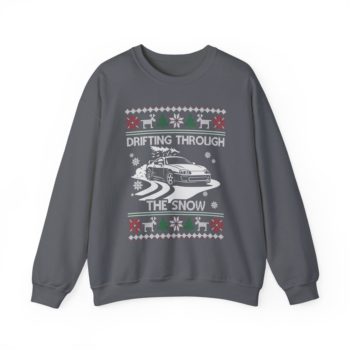 Christmas Drifting JDM Legend Crewneck Sweatshirt