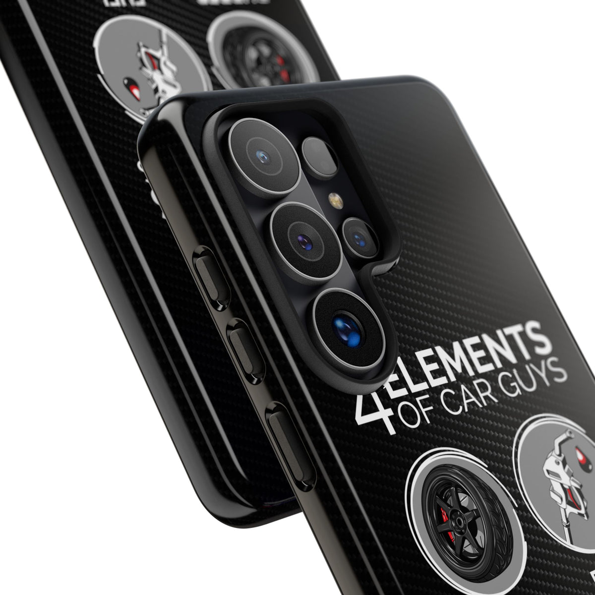 The 4 Elements of Car Guys Tough Phone Case | Funny Car Lover Gift