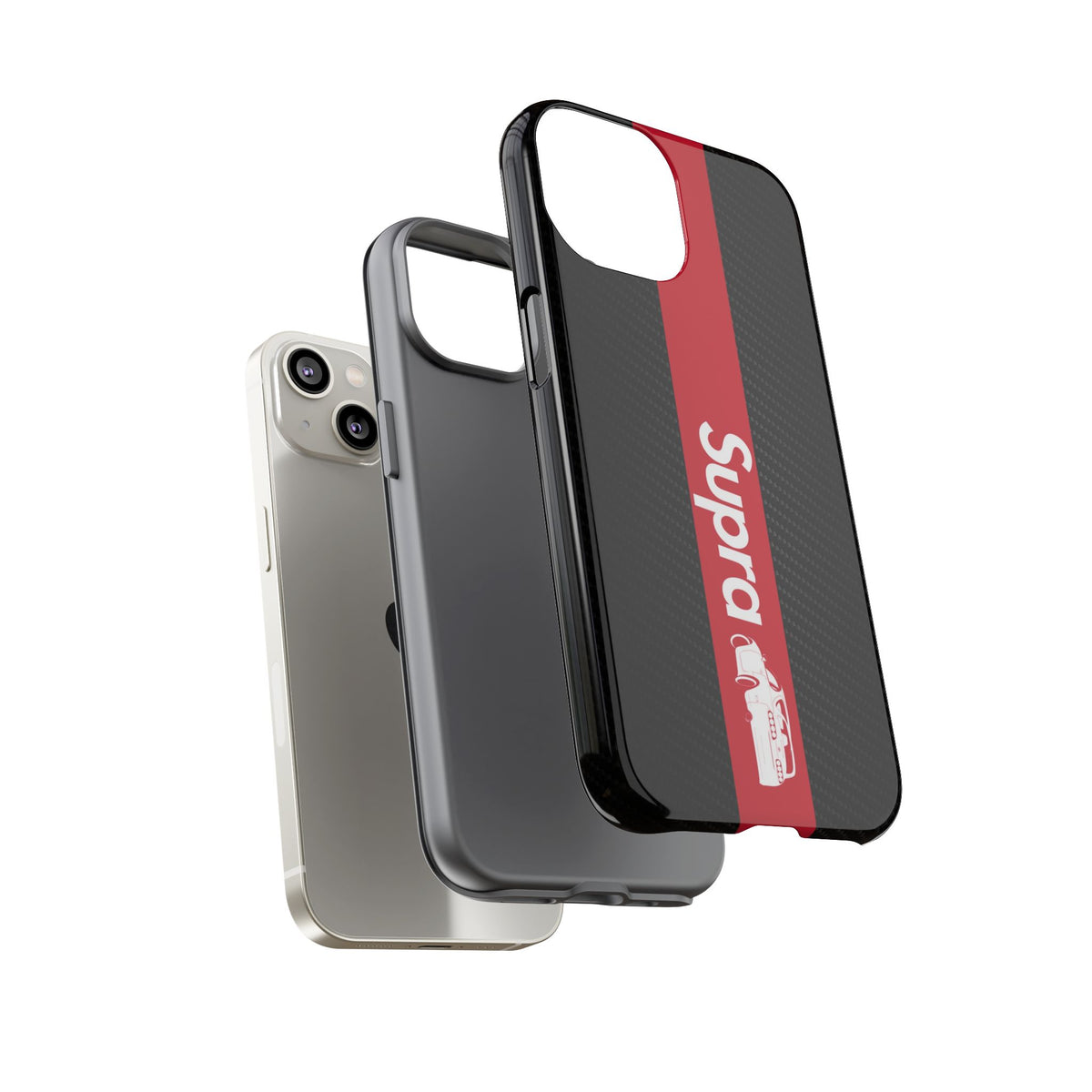 JDM Style Design Tough Phone Case - iPhone 16 Pro, glossy, dual-layer protection