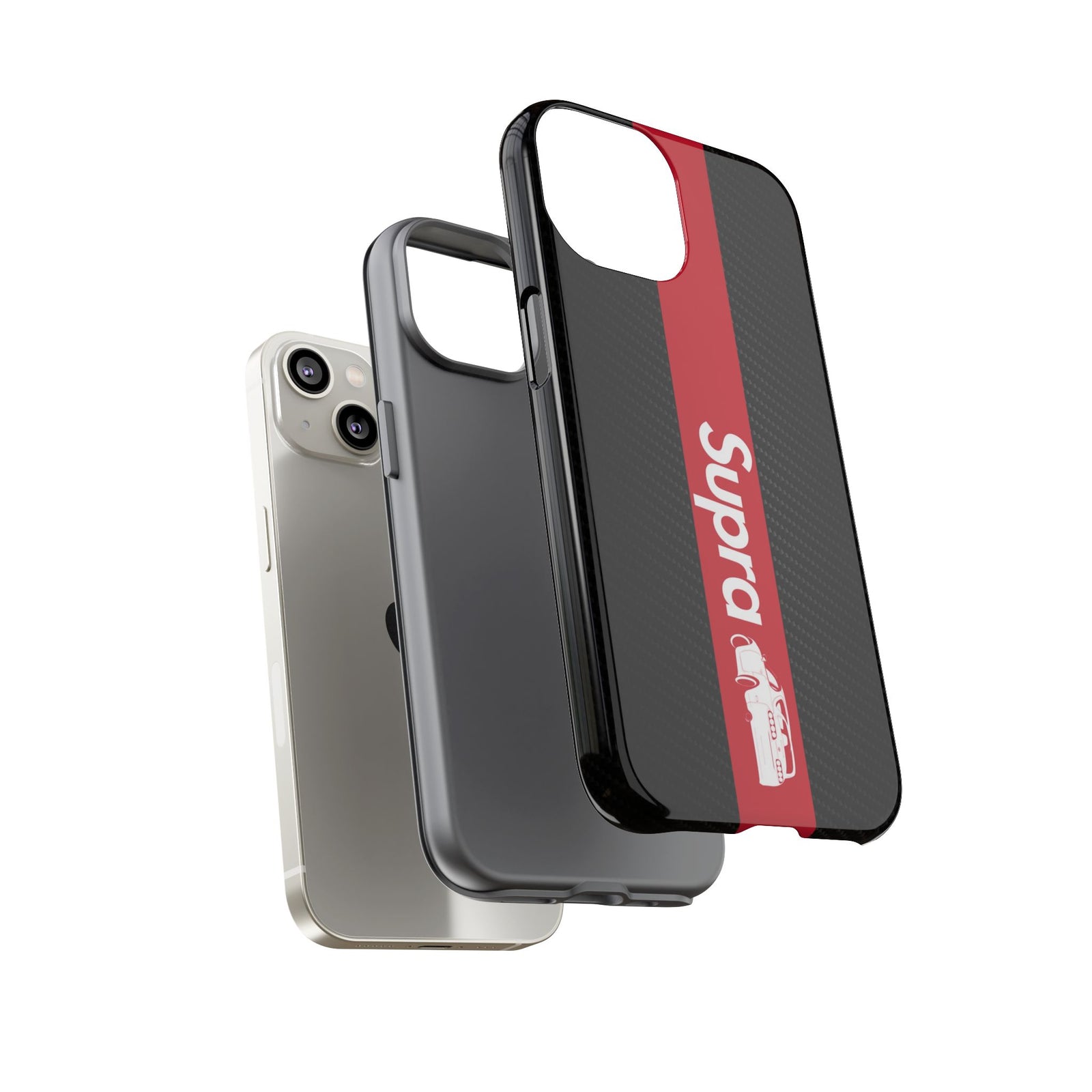 JDM Style Design Tough Phone Case - iPhone 16 Pro, glossy, dual-layer protection