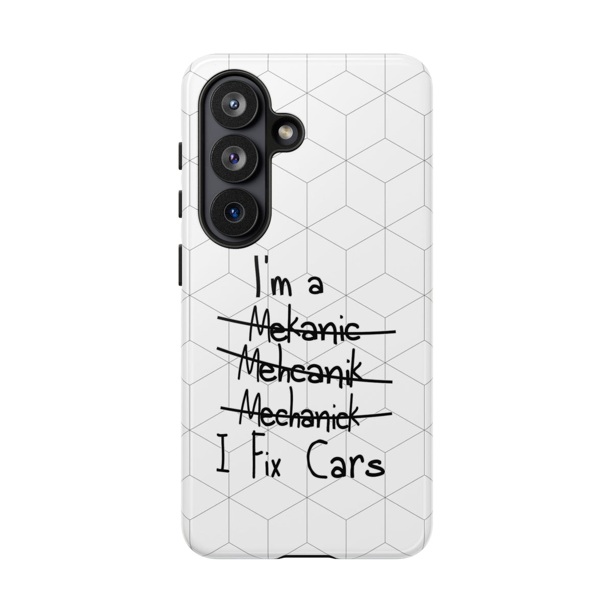 Mechanic I Fix Cars Funny Tough Phone Case | Car Guy Gift