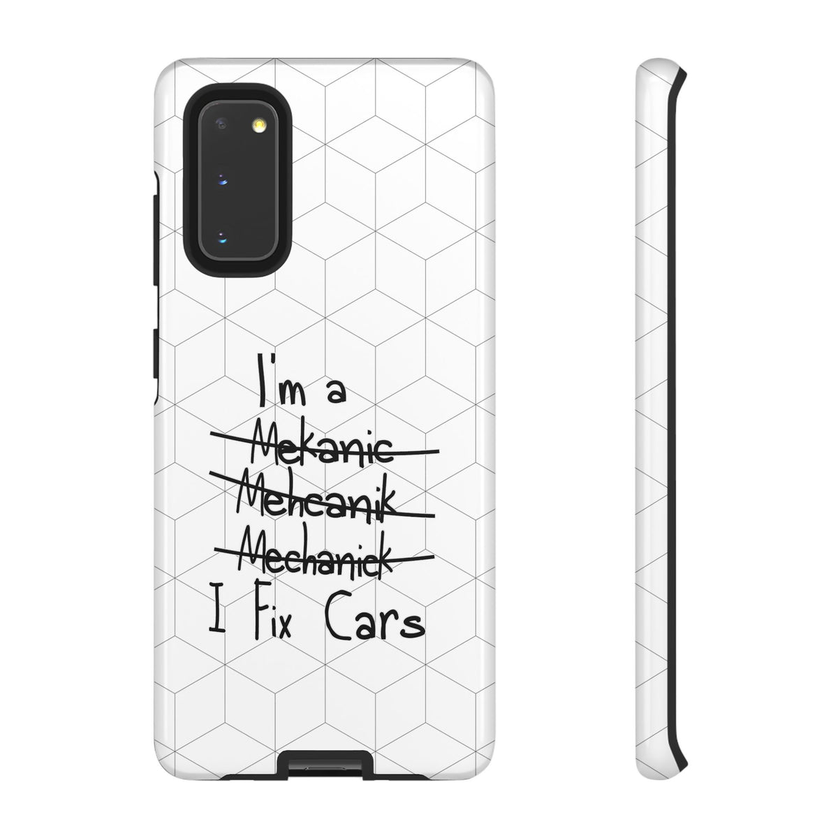 Mechanic I Fix Cars Funny Tough Phone Case | Car Guy Gift