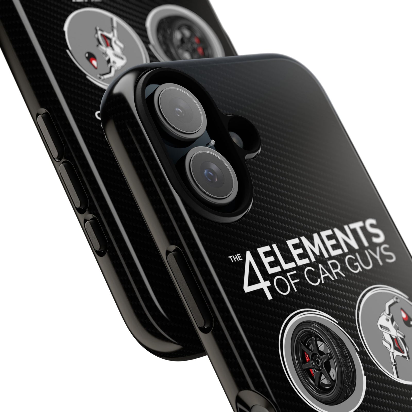 The 4 Elements of Car Guys Tough Phone Case | Funny Car Lover Gift