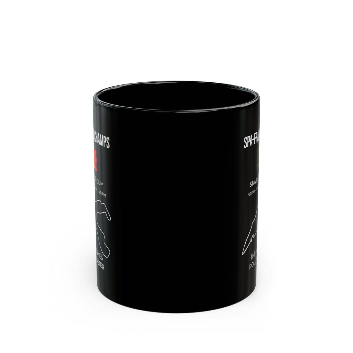 Spa-Francorchamps F1 Racing Track Mug mug - car enthusiast gift