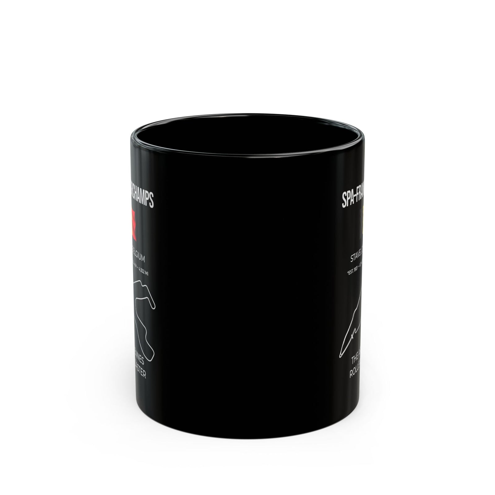 Spa-Francorchamps F1 Racing Track Mug coffee mug - funny car guy gift