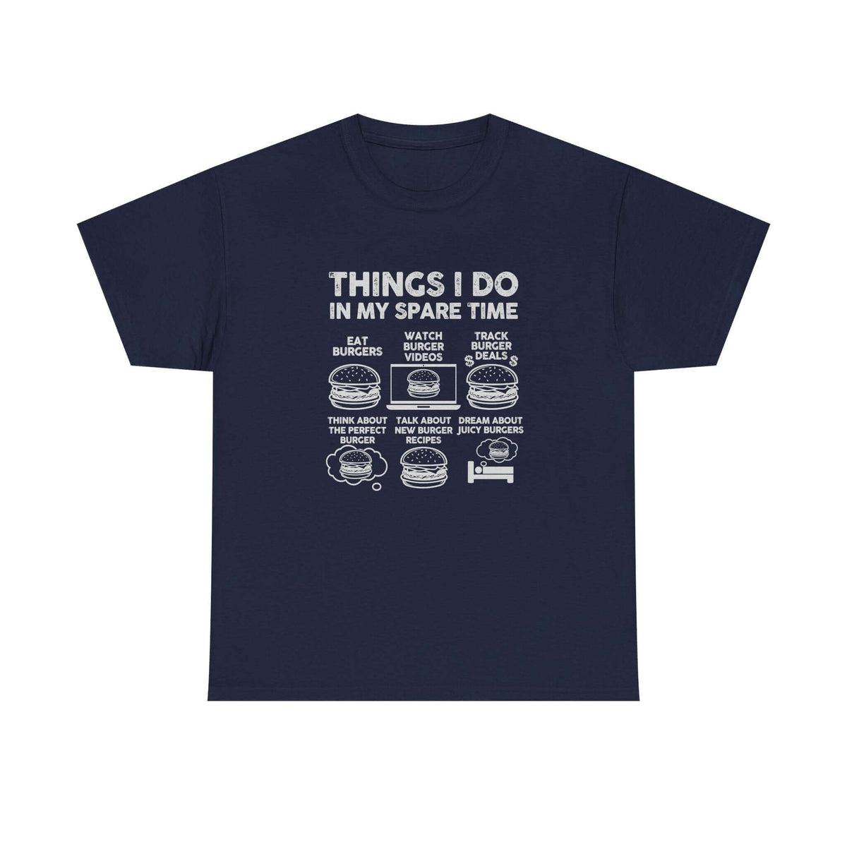 Things I Do in My Spare Time Burger T-Shirt shirt - great gift for car fans