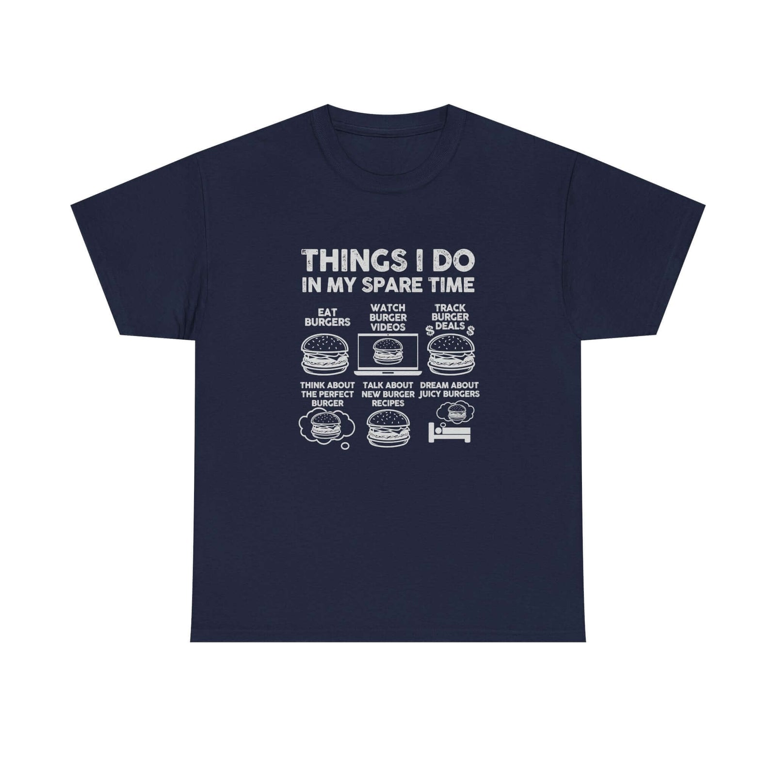 Things I Do in My Spare Time Burger T-Shirt shirt - great gift for car fans