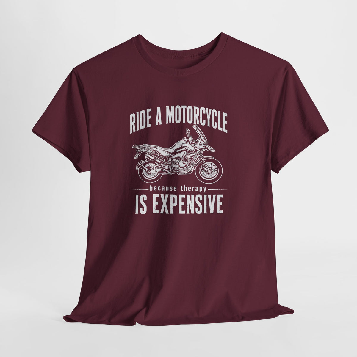 Adventure motorcycle t-shirt design close-up