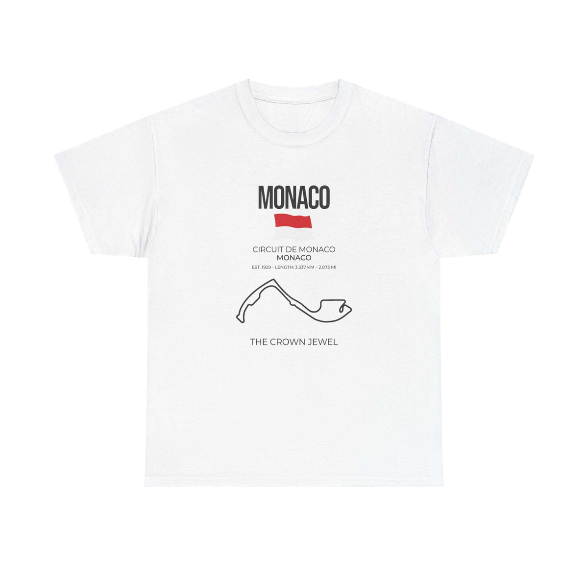 Monaco Race Track T-Shirt shirt - car guy gift tee