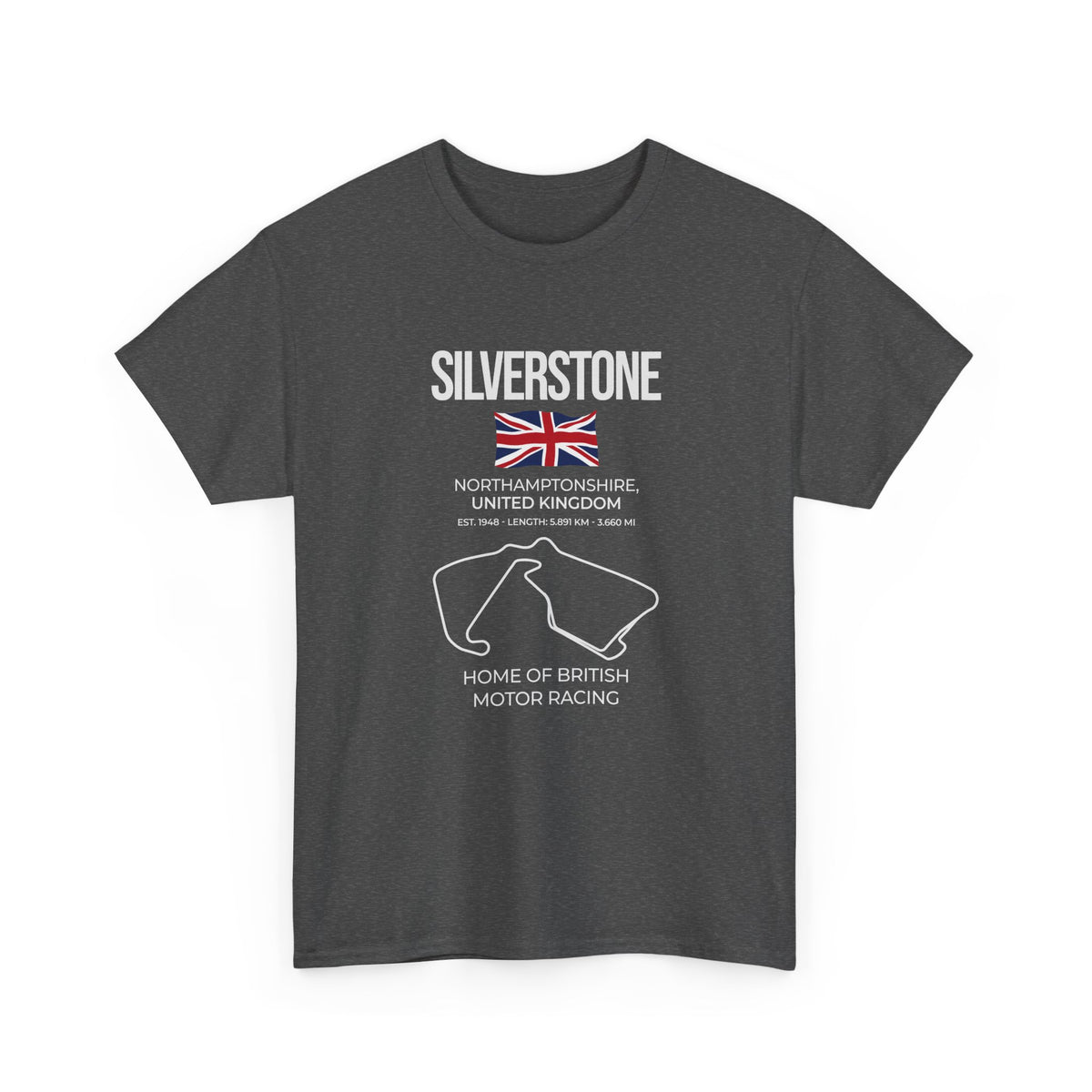 Silverstone Race Track T-Shirt | British Grand Prix Circuit Motorsport Tee
