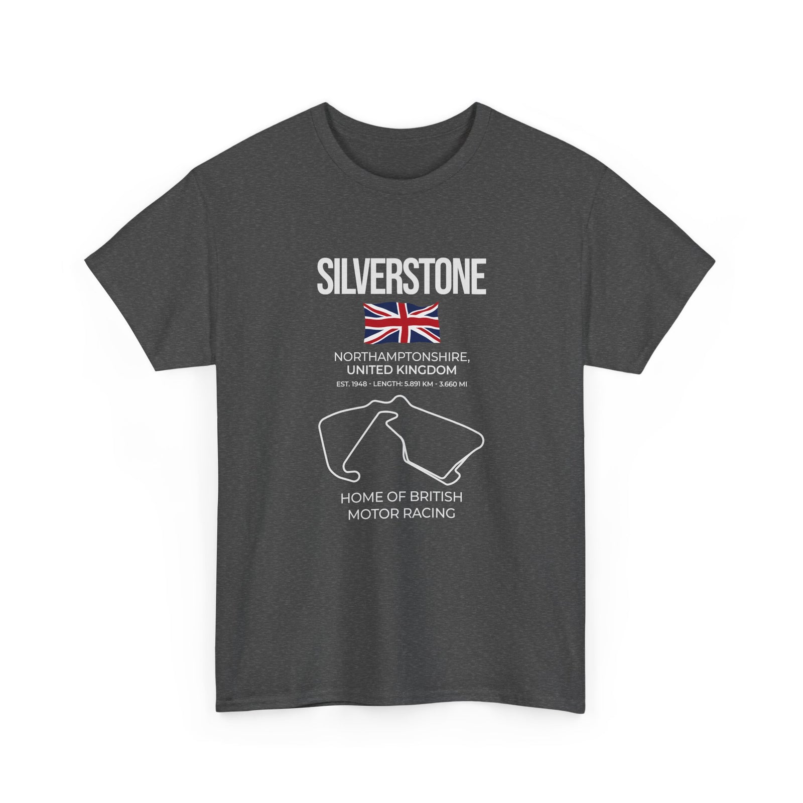 Silverstone Race Track T-Shirt | British Grand Prix Circuit Motorsport Tee
