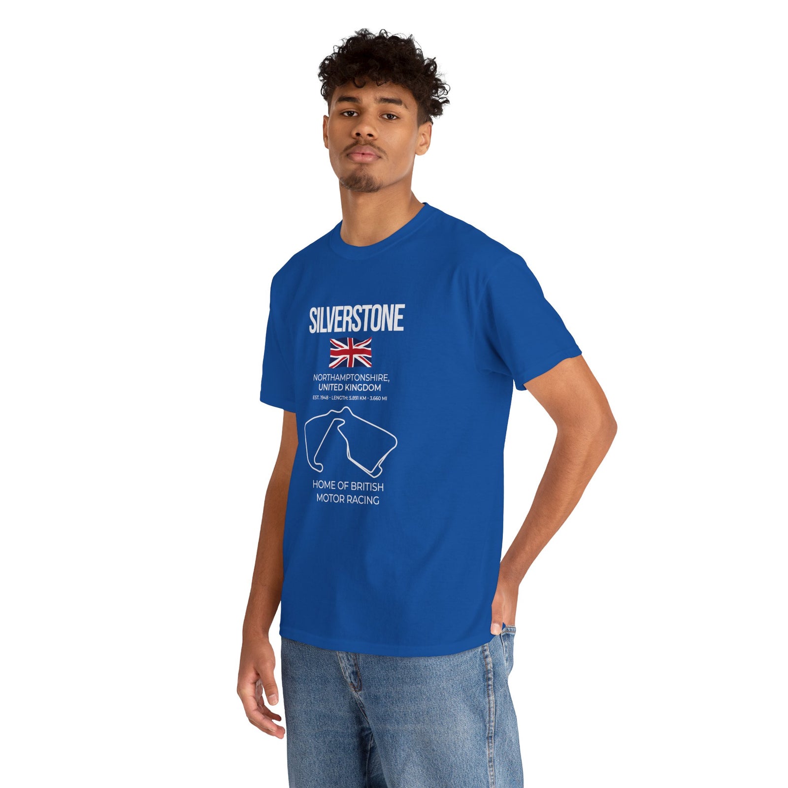 Silverstone Race Track T-Shirt | British Grand Prix Circuit Motorsport Tee