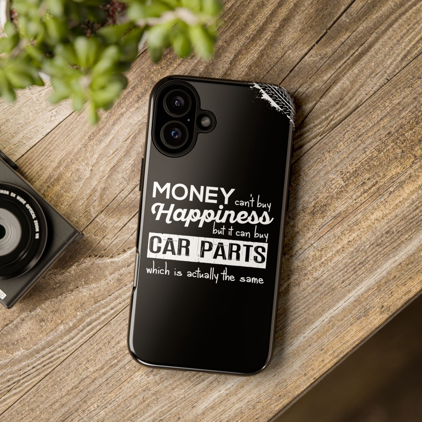 More Car Parts Equals Happiness Tough Phone Case | Car Enthusiast Gift