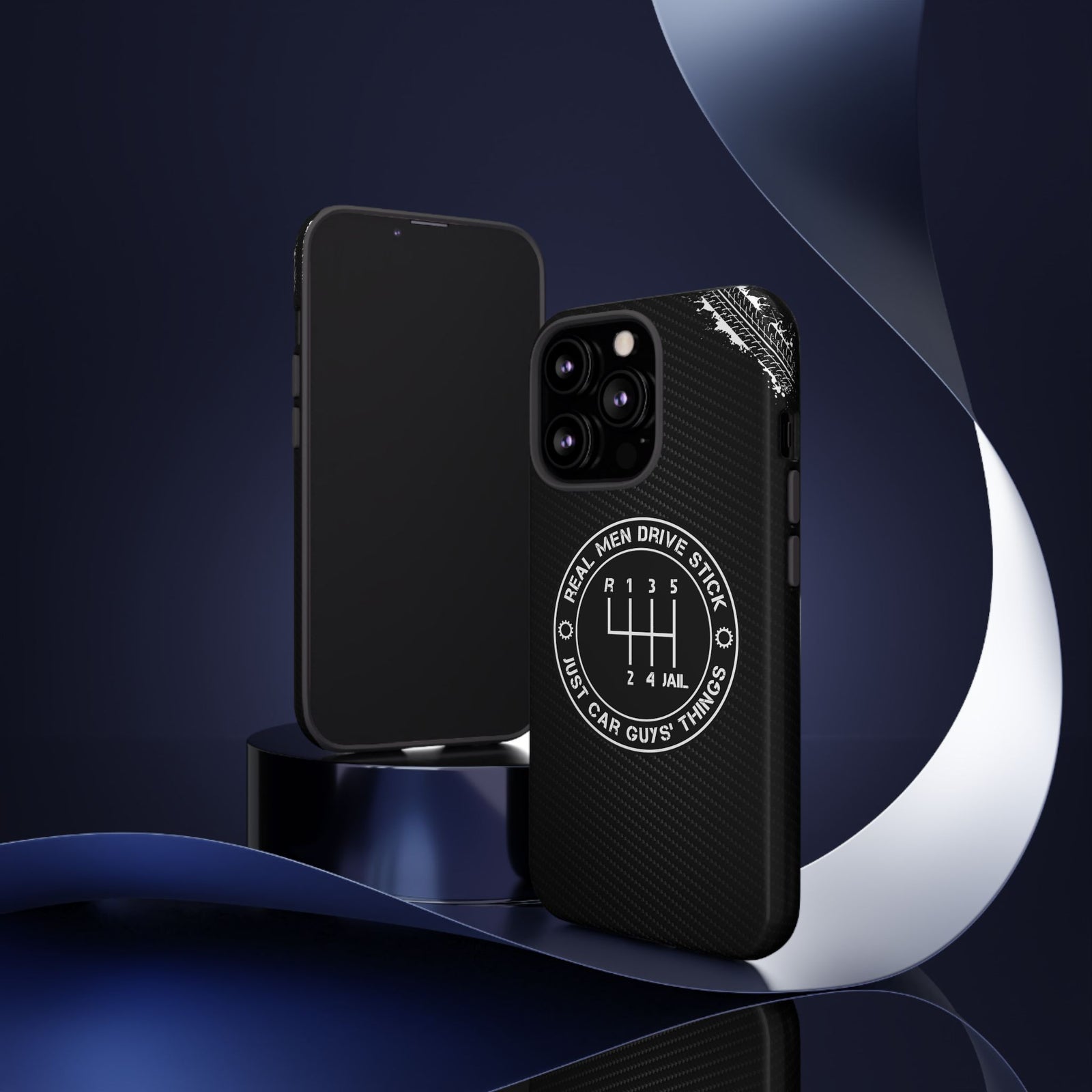 Real Men Drive Stick Manual Transmission Tough Phone Case | Car Guy Gift