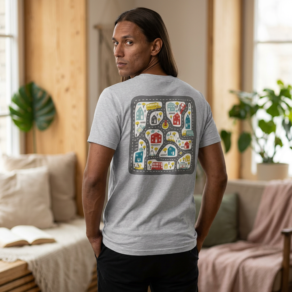 Play Cars on Dad's Back funny t-shirt - car guy dad gift tee