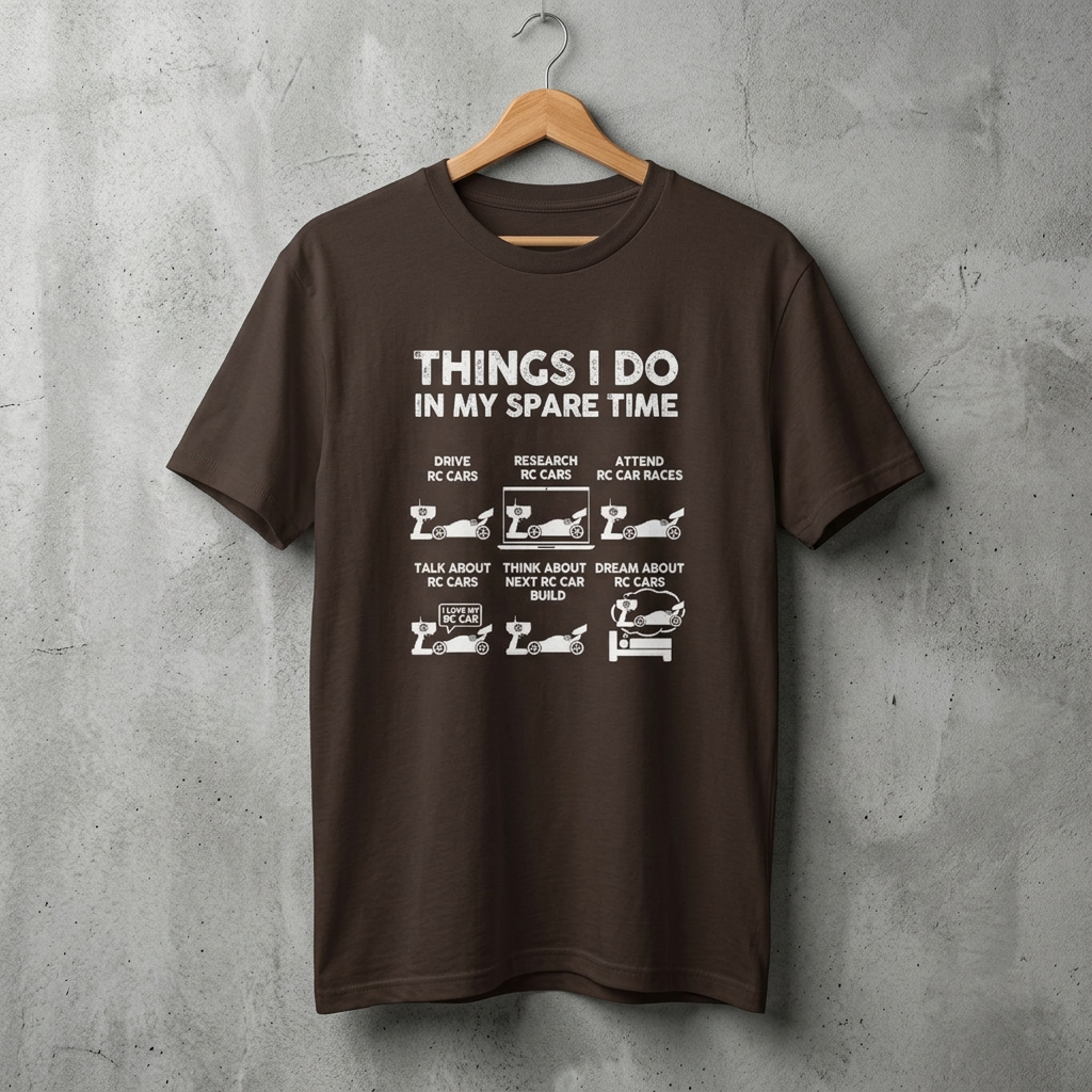 Things I Do In My Spare Time RC Car Racing t-shirt - RC car hobby tee