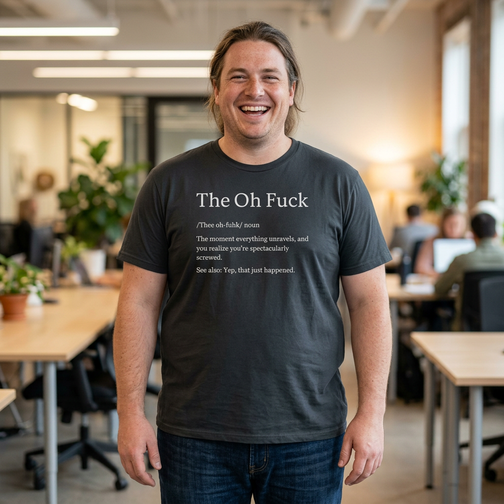 The Oh F*ck Shirt | Funny Sarcastic Tee for Men and Women