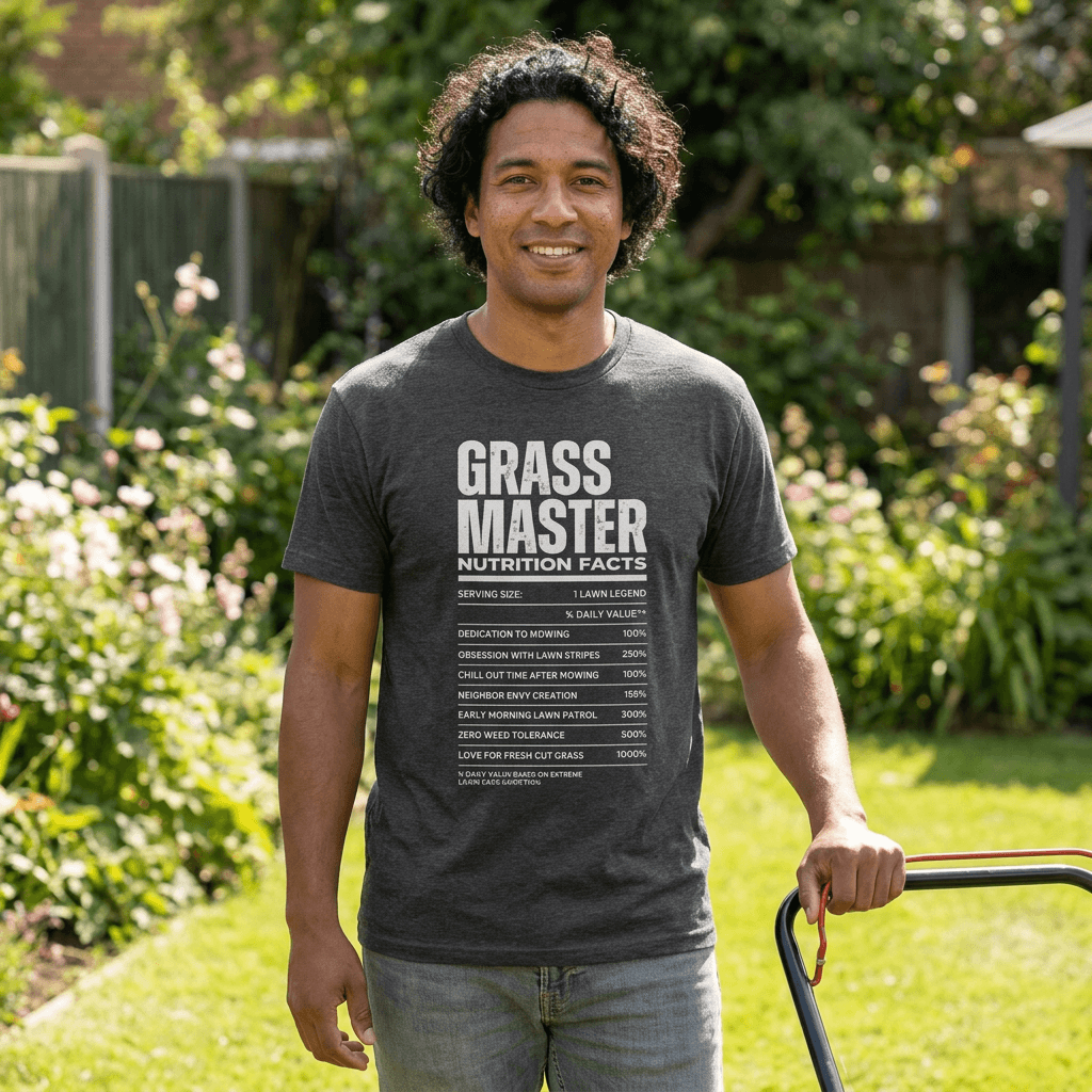 Grass Master Nutrition Facts T-Shirt t-shirt - funny car enthusiast gift