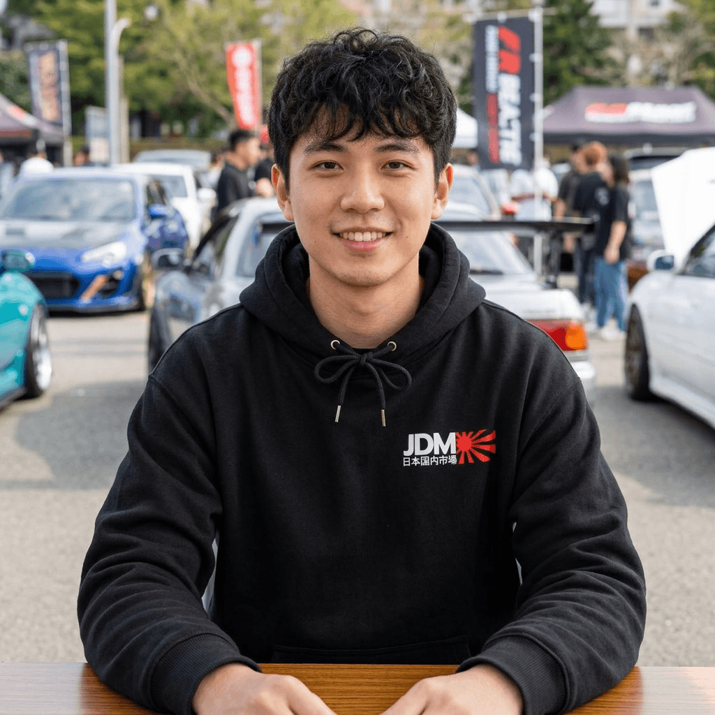 JDM hoodie - car enthusiast sweatshirt for JDM fans - Japanese car gift