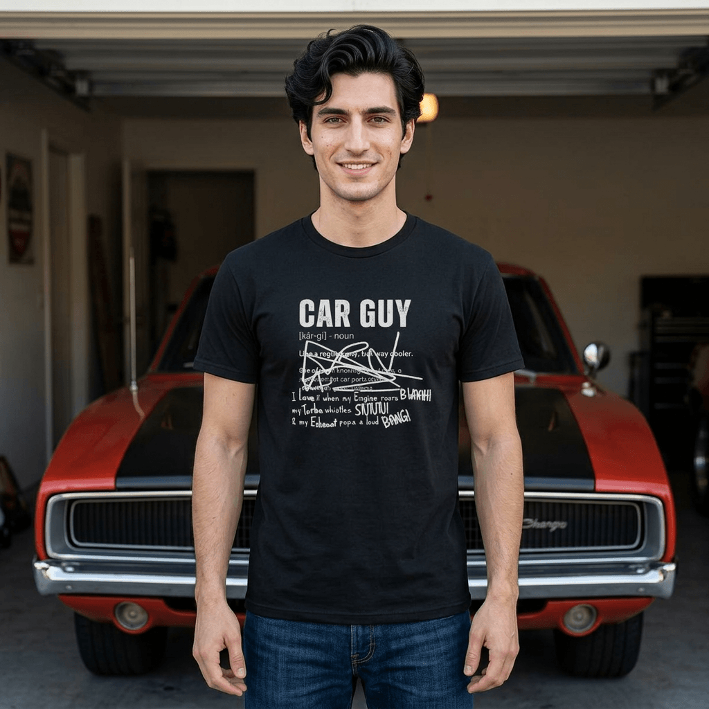 Car guy definition t-shirt - funny car enthusiast gift - car lover tee