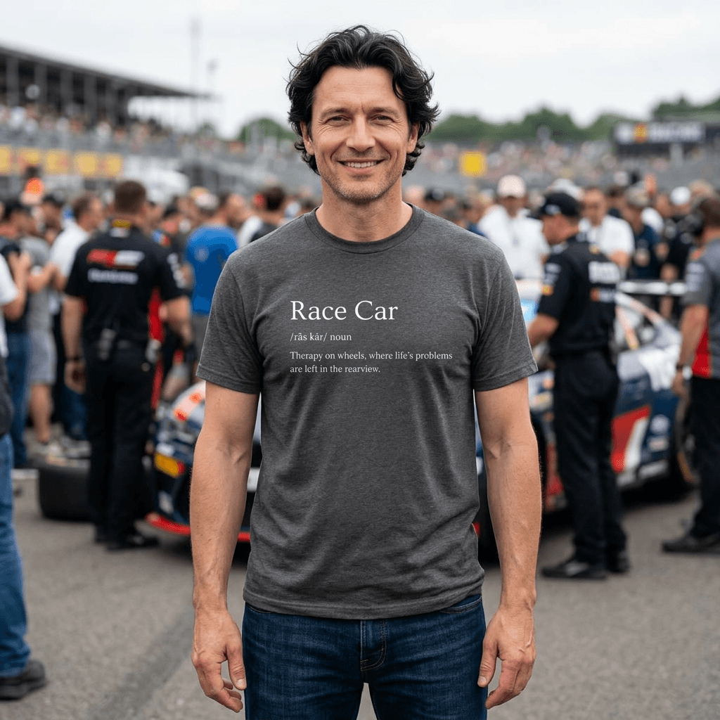 Race car definition t-shirt - funny car enthusiast gift - motorsport tee