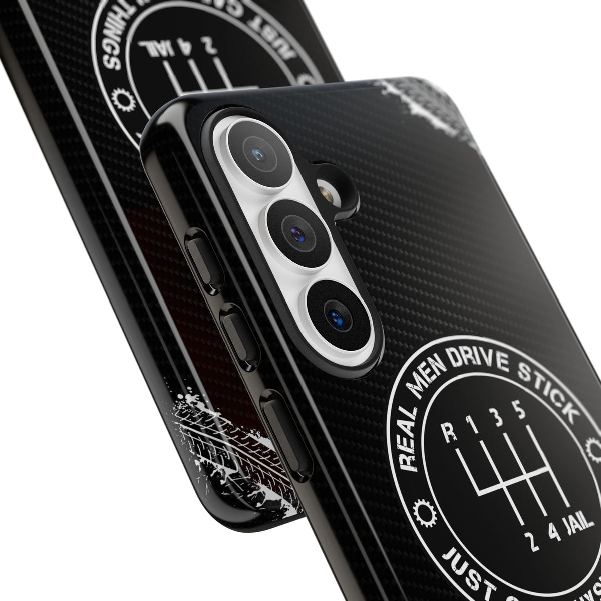 Real Men Drive Stick Manual Transmission Tough Phone Case | Car Guy Gift