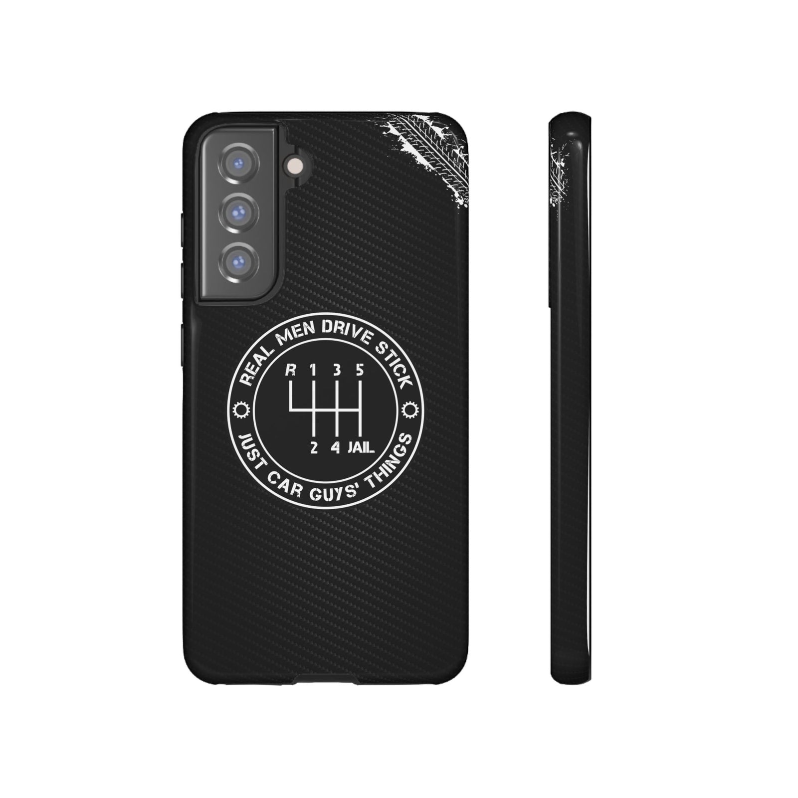 Real Men Drive Stick Manual Transmission Tough Phone Case | Car Guy Gift