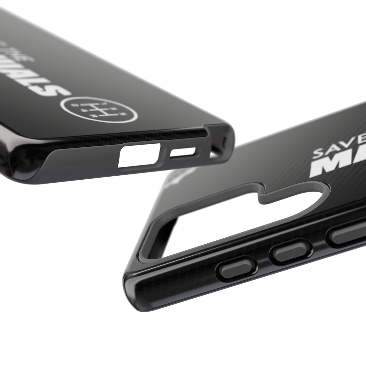 Save The Manuals Tough Phone Case | Manual Transmission Car Guy Gift