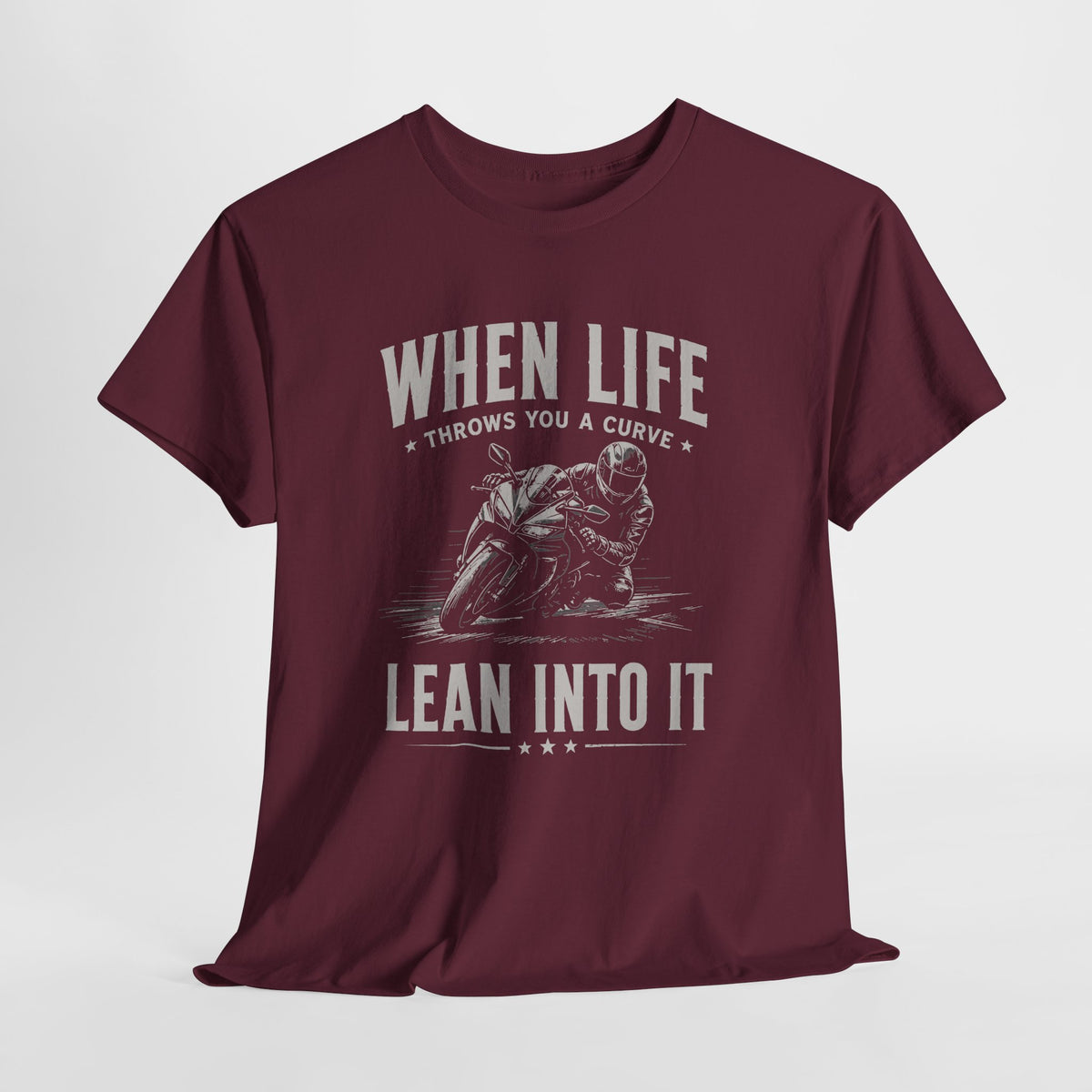 Lean Into It T-Shirt | Funny Sportbike Rider Gift Tee